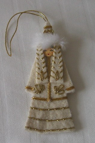 Kazakh Doll Ornament