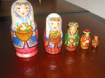 Kazakh Nesting Dolls