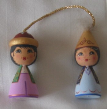 Kazakh Dolls Ornament